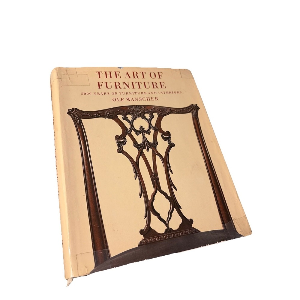 THE ART OF Furniture 5000 YEARS OF FURNITURE and INTERIORS * 1966 Hardcover Book